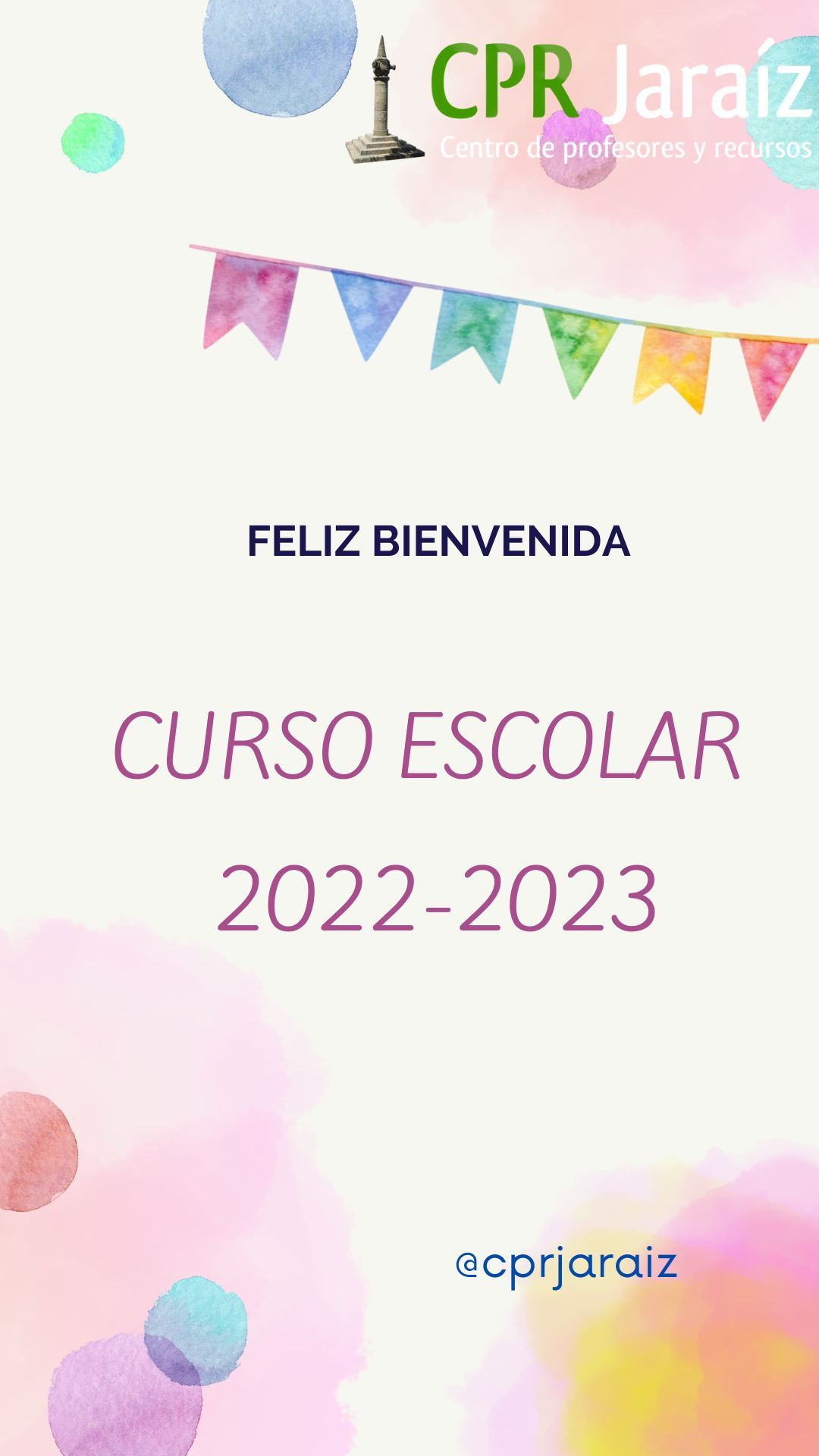 BIENVENIDA CURSO 2021 2022